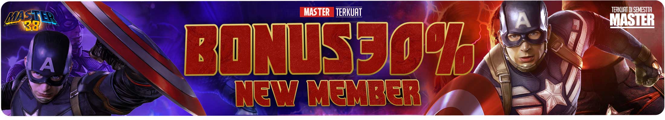 WELCOME NEW MASTER 30%